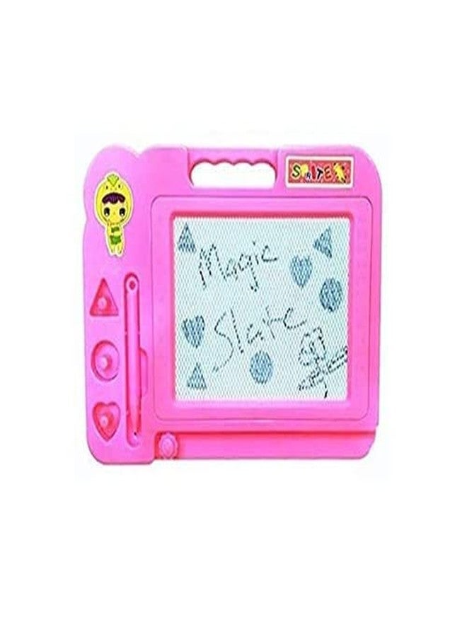 Red Champion Children Magic Slate Pen Doodle Pad Eraser Drawing Easy Reading Writing Learning Graffiti Board Kids Educational Toy Magnetic Painting Sketch Pad Multicolor (Children Magic Slate-P1) - Image 1